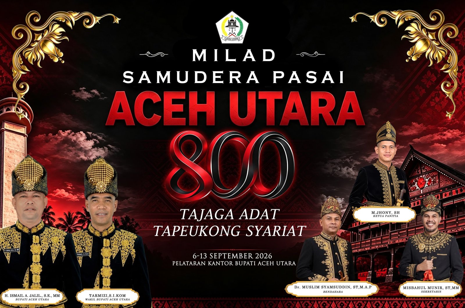 Dari Samudera Pasai hingga Panggung Rapa'i, Piasan Pase Meriahkan Harlah 800 Tahun Aceh Utara